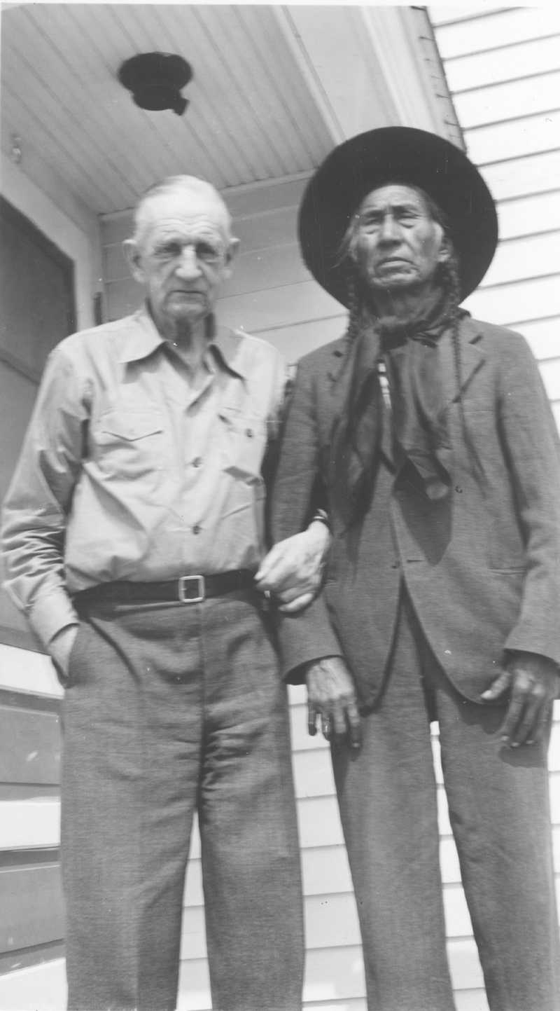 Camp prints: James Willard Schultz and Friend