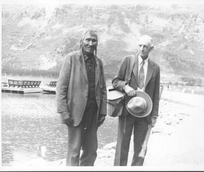 James Willard Schultz with Bear Head