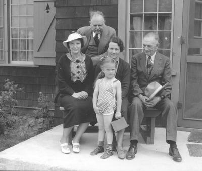 With Jack Haynes family: At Yellowstone National Park