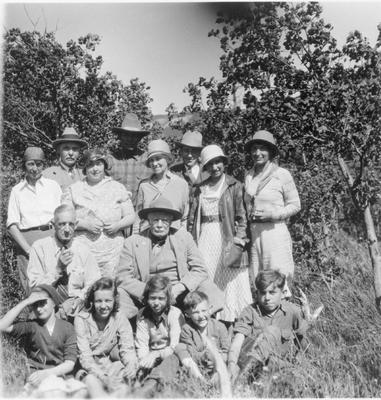 James Willard Schultz with General Hugh Scott, ca. 1915: With Friends