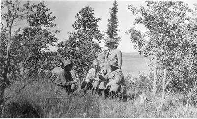 James Willard Schultz with General Hugh Scott, ca. 1915: With Lone Wolf