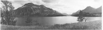 Waterton Lakes National Park: North End of Waterton Lake and Mt. Vimy