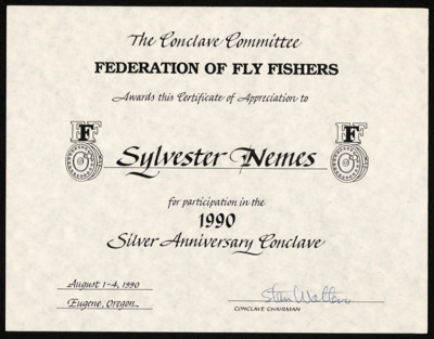 Awards/Certificates, 1990-2007
