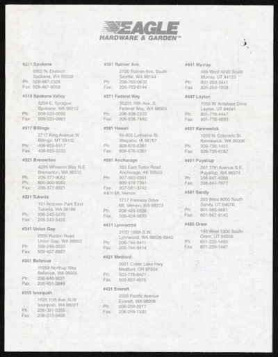 Miscellaneous Invoices/Receipts (Incoming), 1983-1996