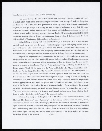 <i>Soft Hackled Fly</i> - Intro to New Edition