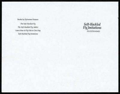 <i>Soft Hackled Fly Imitations</i> - Galleys