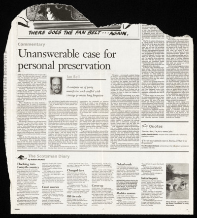 United Kingdon Articles and Newspaper Clippings