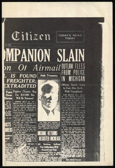 "Goodbye, Crown Point" - Dillinger Articles