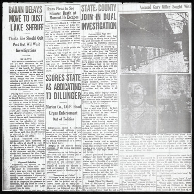 \"Goodbye, Crown Point\" - Dillinger Articles