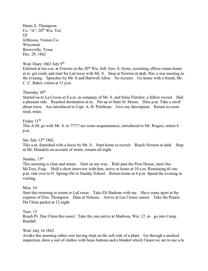 Transcript of diary