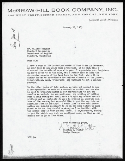 Gathering of Zion: photocopies of business correspondence; January 15, 1963 - March 15, 1971.