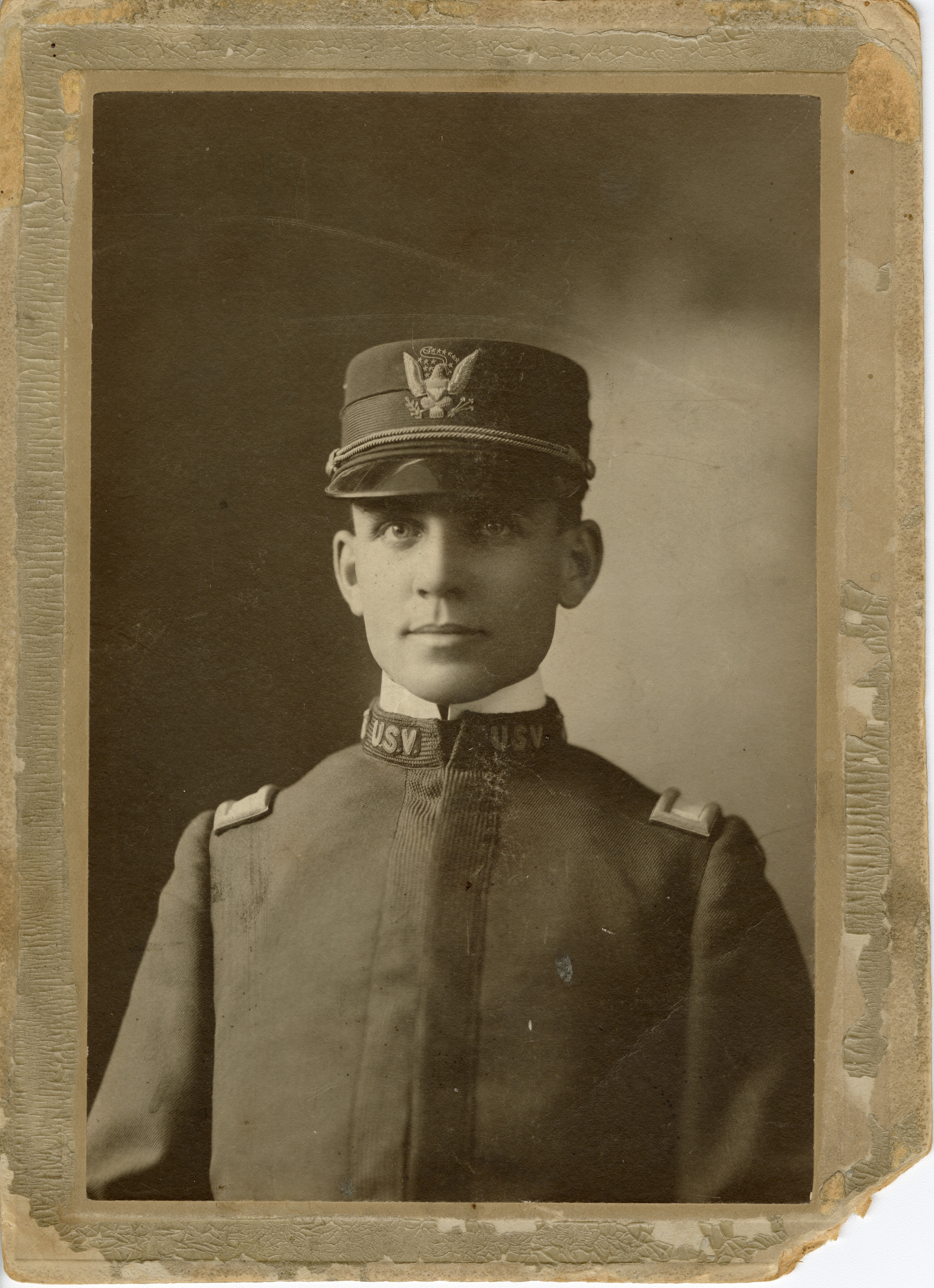 Louis P. Sanders in military uniform