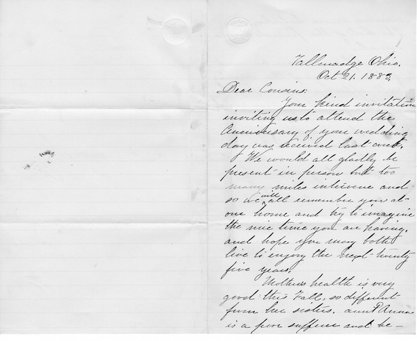 Letters and cards, correspondents M-S