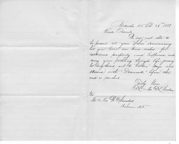Letters and cards, various names
